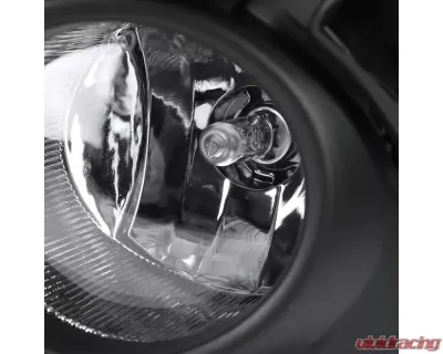 Spec-D H16 Fog Lights Kit (Chrome Housing/Clear Lens) Toyota Highlander 2014-2016 - LF-HLDR15COEM-HZ