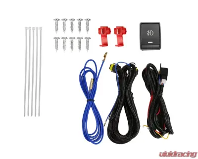 Spec-D H16 Fog Lights Kit (Chrome Housing/Clear Lens) Toyota Highlander 2014-2016 - LF-HLDR15COEM-HZ