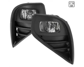 Spec-D Fog Bumper Lights (Chrome Housing/Clear Lens) Toyota Highlander 2020-2021