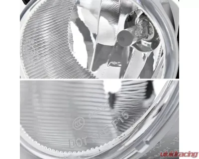 Spec-D Fog Bumper Lights (Chrome Housing/Clear Lens) Toyota Highlander 2020-2021 - LF-HLDR20COEM-DL