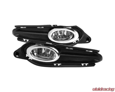 Spec-D H8 Fog Lights Kit w/ Switch & Wiring Harness (Chrome Housing/Clear Lens) Honda HR-V 2016-2018 - LF-HRV16COEM-HZ
