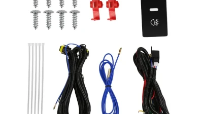 Spec-D H8 Fog Lights Kit w/ Switch & Wiring Harness (Chrome Housing/Clear Lens) Honda HR-V 2016-2018                                     - LF-HRV16COEM-HZ - Image 7