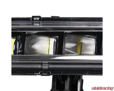 Spec-D LED Projector Fog Lights Kit (Chrome Housing/Clear Lens) Honda HR-V 2019-2020 - LF-HRV19CLED-DL