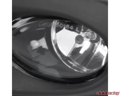Spec-D 9006 Fog Lights Kit w/ Switch & Wiring Harness (Chrome Housing/Clear Lens) Volkswagen Jetta 2011-2014 - LF-JET114COEM-HZ