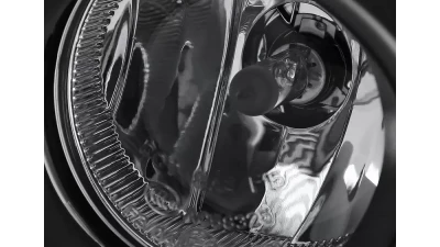 Spec-D H16 Fog Lights Kit w/ Integrated LED Light Strip & Turn Signal Lights (Chrome Housing/Clear Lens) Mitsubishi Outlander 2016-2020                                     - LF-LAN16CDRL-DL - Image 3