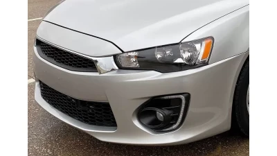 Spec-D H16 Fog Lights Kit w/ Integrated LED Light Strip & Turn Signal Lights (Chrome Housing/Clear Lens) Mitsubishi Outlander 2016-2020                                     - LF-LAN16CDRL-DL - Image 10