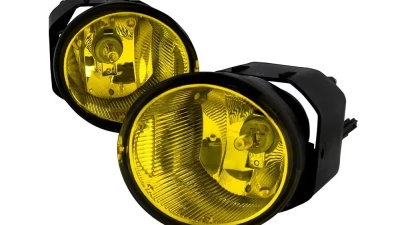 Spec-D H3 Fog Lights Kit (Chrome Housing/Yellow Lens) Nissan 2000-2004                                     - LF-MAX00AMOEM-HZ - Image 5
