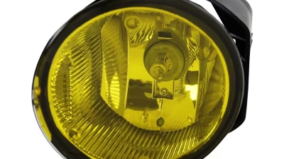 Spec-D H3 Fog Lights Kit (Chrome Housing/Yellow Lens) Nissan 2000-2004                                     - LF-MAX00AMOEM-HZ - Image 2