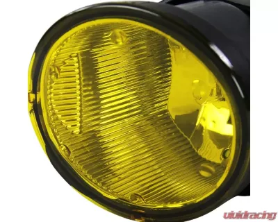 Spec-D H3 Fog Lights Kit (Chrome Housing/Yellow Lens) Nissan 2000-2004 - LF-MAX00AMOEM-HZ