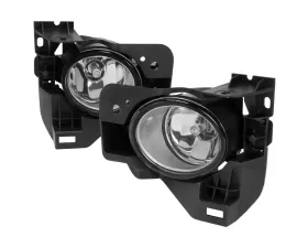 Spec-D H11 Fog Lights Kit w/ Switch & Wiring Harness (Chrome Housing/Clear Lens) Nissan Maxima 2009-2014
