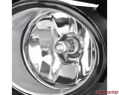 Spec-D H11 Fog Lights Kit w/ Switch & Wiring Harness (Chrome Housing/Clear Lens) Nissan Maxima 2009-2014 - LF-MAX09COEM-HZ