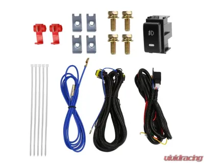 Spec-D H11 Fog Lights Kit w/ Switch & Wiring Harness (Chrome Housing/Clear Lens) Nissan Maxima 2009-2014 - LF-MAX09COEM-HZ