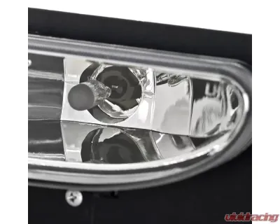 Spec-D 899 Fog Lights Kit (Chrome Housing/Clear Lens) Ford Mustang 1994-1998 - LF-MST96C-HZ