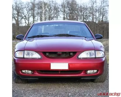 Spec-D 899 Fog Lights Kit (Chrome Housing/Clear Lens) Ford Mustang 1994-1998 - LF-MST96C-HZ