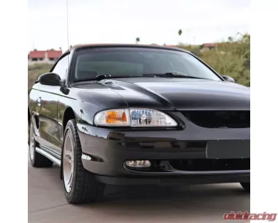 Spec-D 899 Fog Lights Kit (Chrome Housing/Clear Lens) Ford Mustang 1994-1998 - LF-MST96C-HZ