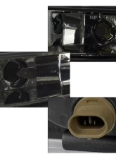 Spec-D 899 Fog Lights Kit (Chrome Housing/Smoke Lens) Ford Mustang 1994-1998                                     - LF-MST96G-HZ - Image 2