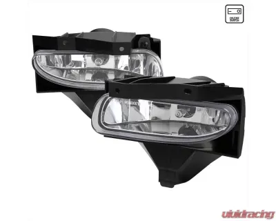 Spec-D 899 Fog Lights Kit w/ Switch & Wiring Harness (Chrome Housing/Clear Lens) Ford Mustang 1999-2004 - LF-MST99C-HZ