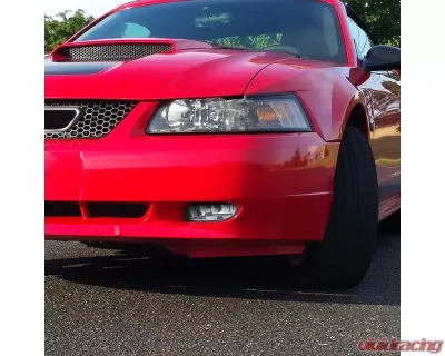 Spec-D 899 Fog Lights Kit w/ Switch & Wiring Harness (Chrome Housing/Clear Lens) Ford Mustang 1999-2004 - LF-MST99C-HZ