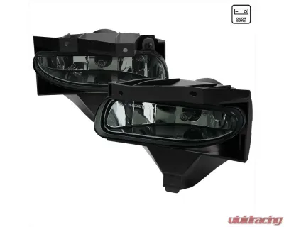 Spec-D 899 Fog Lights Kit w/ Switch & Wiring Harness (Chrome Housing/Smoke Lens) Ford Mustang 1999-2004 - LF-MST99G-HZ
