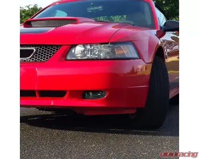 Spec-D 899 Fog Lights Kit w/ Switch & Wiring Harness (Chrome Housing/Smoke Lens) Ford Mustang 1999-2004 - LF-MST99G-HZ