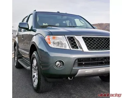 Spec-D H11 Fog Lights Kit w/ Switch & Wiring Harness (Chrome Housing/Clear Lens) Nissan Frontier | Pathfinder 2005-2012 - LF-PATH05COEM-HZ