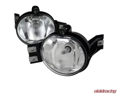 Spec-D 9006 Fog Lights Kit (Chrome Housing/Clear Lens) Dodge Ram | Durango 2002-2009 - LF-RAM02C-HZ
