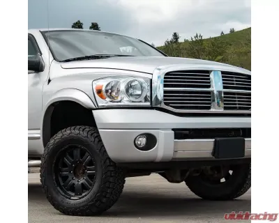 Spec-D 9006 Fog Lights (Chrome Housing/Clear Lens) Dodge Ram 1500 | 2500 | 3500 2002-2009 - LF-RAM02COEM-V2-HZ