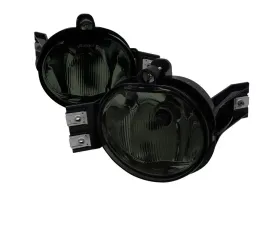 Spec-D 9006 Fog Lights Kit w/ Switch & Wiring Harness (Chrome Housing/Smoke Lens) Dodge Ram | Durango 2002-2009