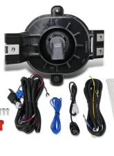 Spec-D 9006 Fog Lights Kit w/ Switch & Wiring Harness (Chrome Housing/Smoke Lens) Dodge Ram | Durango 2002-2009                                     - LF-RAM02G-HZ - Image 7