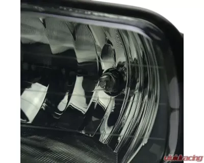 Spec-D H10 Fog Lights (Chrome Housing/Smoked Lens) Dodge Ram 2009-2018 - LF-RAM0915GOEM-V2-HZ