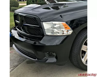 Spec-D H10 Fog Lights (Chrome Housing/Smoked Lens) Dodge Ram 2009-2018 - LF-RAM0915GOEM-V2-HZ
