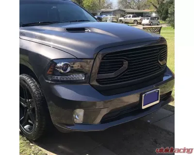 Spec-D 9006 Fog Lights Kit (Chrome Housing/Clear Lens) Dodge Ram 1500 2013-2018 - LF-RAM1315COEM-HZ