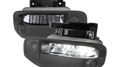 Spec-D LED Fog Lights Kit (Chrome Housing/Smoked Lens) Dodge Ram 1500 2019-2024                                     - LF-RAM1915GLED-DL - Image 6