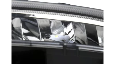 Spec-D LED Fog Lights Kit (Chrome Housing/Smoked Lens) Dodge Ram 1500 2019-2024                                     - LF-RAM1915GLED-DL - Image 2