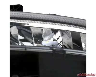 Spec-D LED Fog Lights Kit (Chrome Housing/Smoked Lens) Dodge Ram 1500 2019-2024 - LF-RAM1915GLED-DL