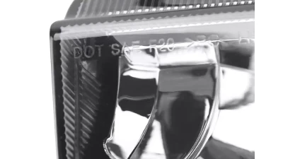 Spec-D LED Fog Lights Kit (Chrome Housing/Smoked Lens) Dodge Ram 1500 2019-2024                                     - LF-RAM1915GLED-DL - Image 3