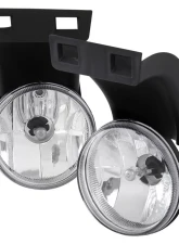 Spec-D 881 Fog Lights w/ Mounting Brackets (Chrome Housing/Clear Lens) Dodge Ram 1500 | 2500 | 3500 1994-2001                                     - LF-RAM94COEM-HZ - Image 6