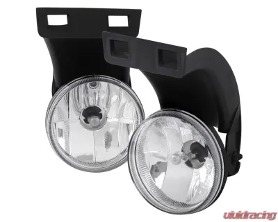 Spec-D 881 Fog Lights w/ Mounting Brackets (Chrome Housing/Clear Lens) Dodge Ram 1500 | 2500 | 3500 1994-2001 - LF-RAM94COEM-HZ