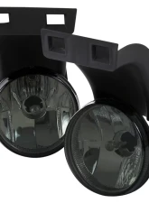 Spec-D 881 Fog Lights w/ Mounting Brackets (Chrome Housing/Smoke Lens) Dodge Ram 1500 | 2500 | 3500 1994-2001                                     - LF-RAM94GOEM-HZ - Image 6