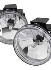 Spec-D 881 Fog Lights w/ Mounting Brackets (Chrome Housing/Clear Lens) Dodge Ram 1999-2002                                     - LF-RAM99SCOEM-HZ - Image 10