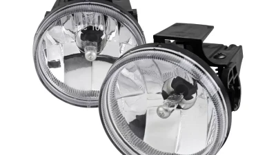 Spec-D 881 Fog Lights w/ Mounting Brackets (Chrome Housing/Clear Lens) Dodge Ram 1999-2002                                     - LF-RAM99SCOEM-HZ - Image 10