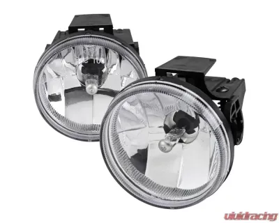 Spec-D 881 Fog Lights w/ Mounting Brackets (Chrome Housing/Clear Lens) Dodge Ram 1999-2002 - LF-RAM99SCOEM-HZ