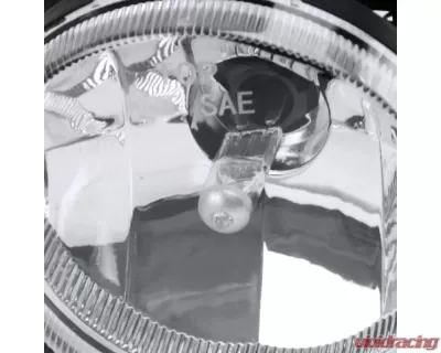 Spec-D 881 Fog Lights w/ Mounting Brackets (Chrome Housing/Clear Lens) Dodge Ram 1999-2002 - LF-RAM99SCOEM-HZ