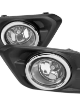 Spec-D H11 Fog Lights Kit w/ Switch & Wiring Harness (Chrome Housing/Clear Lens) Nissan Rogue 2014-2016                                     - LF-RGE14COEM-HZ - Image 10