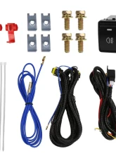 Spec-D H11 Fog Lights Kit w/ Switch & Wiring Harness (Chrome Housing/Clear Lens) Nissan Rogue 2014-2016                                     - LF-RGE14COEM-HZ - Image 7