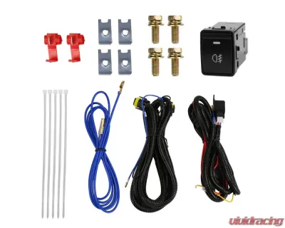 Spec-D H11 Fog Lights Kit w/ Switch & Wiring Harness (Chrome Housing/Clear Lens) Nissan Rogue 2014-2016 - LF-RGE14COEM-HZ