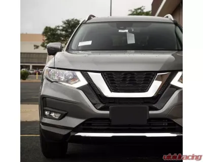 Spec-D H8 Fog Lights Kit (Chrome Housing/Clear Lens) Nissan Rogue 2017-2018 - LF-RGE17COEM-HZ