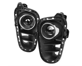 Spec-D 9006 Projector Fog Lights Kit (Chrome Housing/Clear Lens) Kia Rio 2018-2020