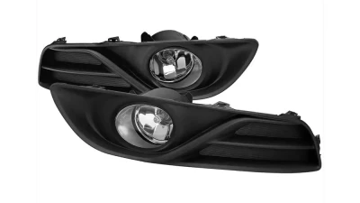 Spec-D H11 Fog Lights Kit w/ Switch & Wiring Harness (Chrome Housing/Clear Lens) Nissan Sentra 2013-2015                                     - LF-SEN13COEM-HZ - Image 10