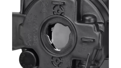 Spec-D H11 Fog Lights Kit w/ Switch & Wiring Harness (Chrome Housing/Clear Lens) Nissan Sentra 2013-2015                                     - LF-SEN13COEM-HZ - Image 5